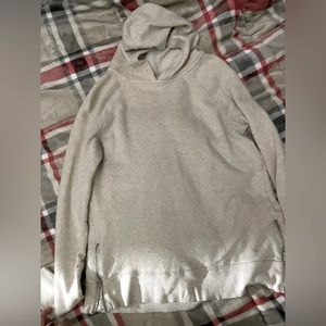 Stylish cream colored hoodie